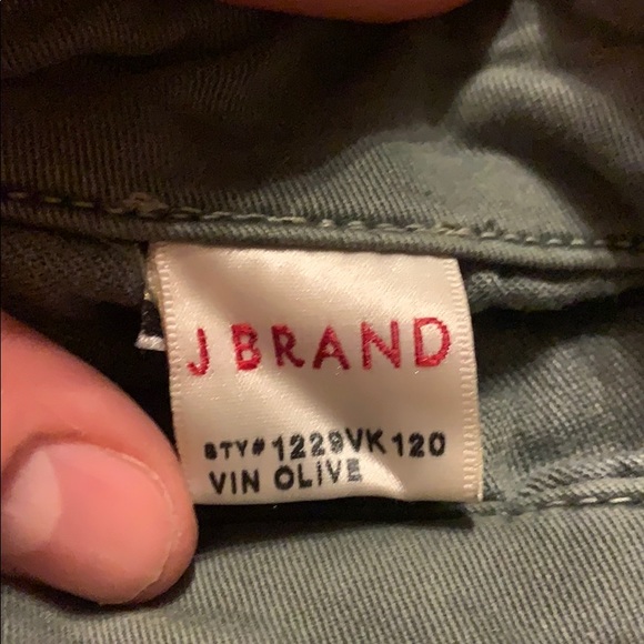 J Brand Vintage Olive Houlihan Pants - Picture 2 of 3